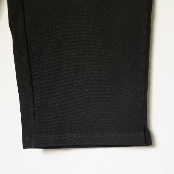 NEW Women With Control Tall Prime Stretch Denim Crop Pants Black Size XLT $63 - Picture 13 of 15